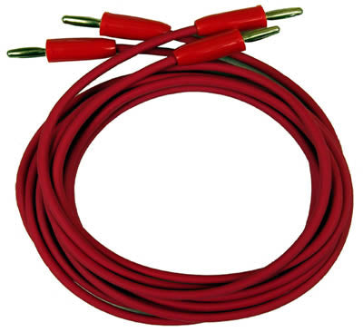 Electrode Connector Cords (Red)